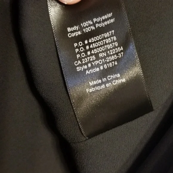 Babaton Hopkins black sleeveless side-tie top - Picture 8 of 8